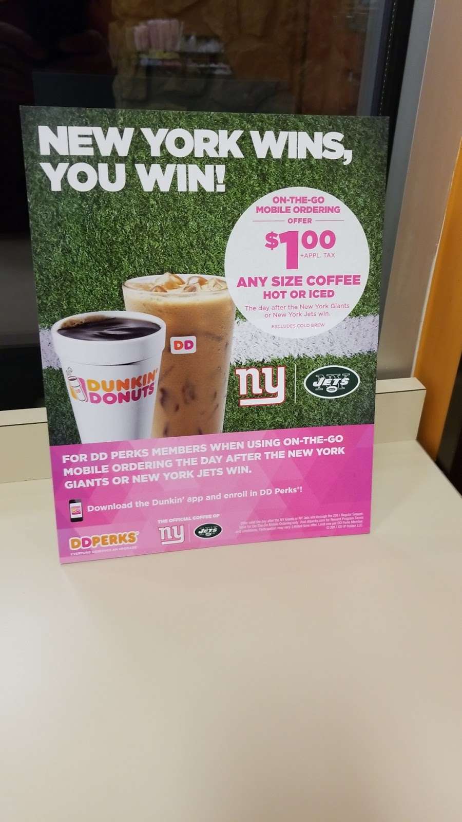 Dunkin Donuts | 1201 Sycamore Ave #101, Tinton Falls, NJ 07724 | Phone: (732) 389-7515