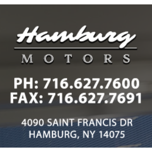 Hamburg Motors | 4090 St Francis Dr, Hamburg, NY 14075, USA | Phone: (716) 627-7600