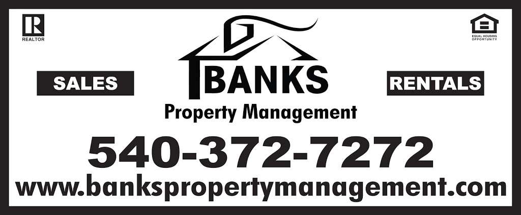 BANKS Property Management & Sales | 181 Kings Hwy # 209, Fredericksburg, VA 22405, USA | Phone: (540) 372-7272