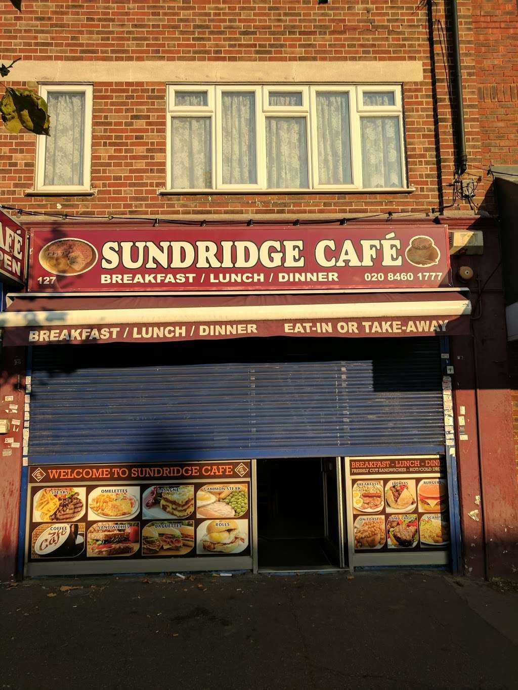 Sundridge Cafe | 127 Burnt Ash Ln, Bromley BR1 5AB, UK | Phone: 020 8460 1777