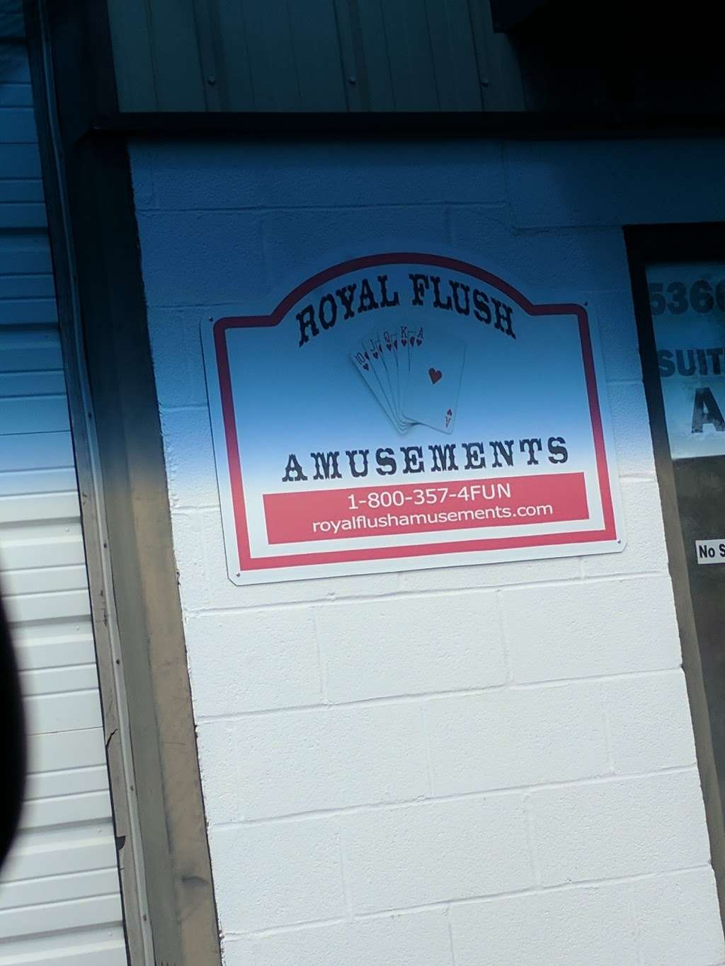 Royal Flush Amusement | 5360 Enterprise Street, A, Sykesville, MD 21784, USA | Phone: (410) 549-7744