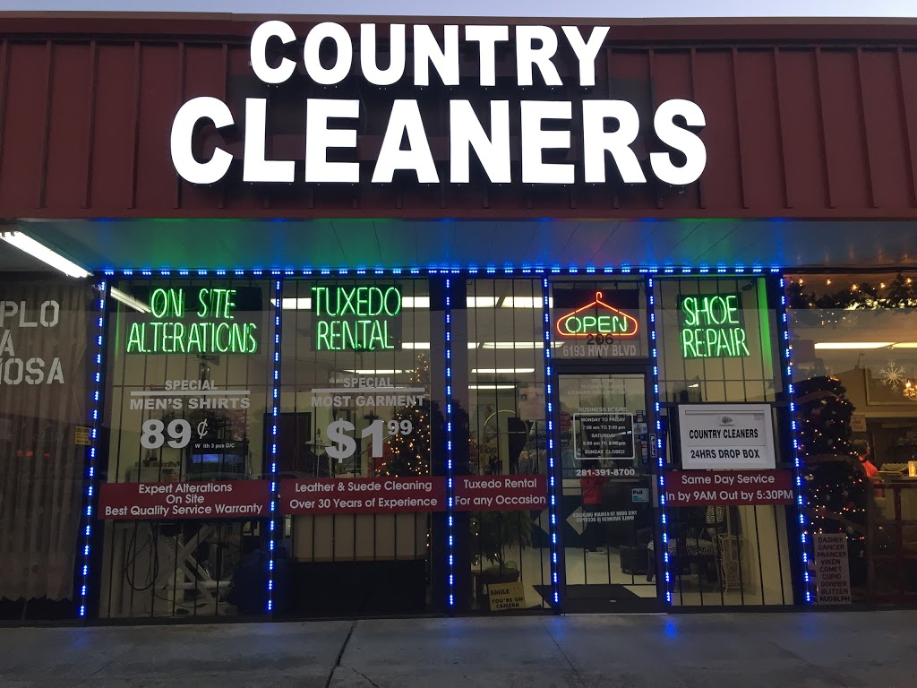 Country Cleaners | 6193 Hwy Blvd # 206, Katy, TX 77494, USA | Phone: (281) 391-8700