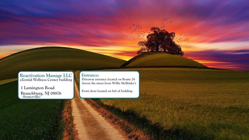 Reactivation Massage LLC | 1 Lamington Rd entrance: RT 28, Branchburg, NJ 08876, USA | Phone: (908) 655-6926