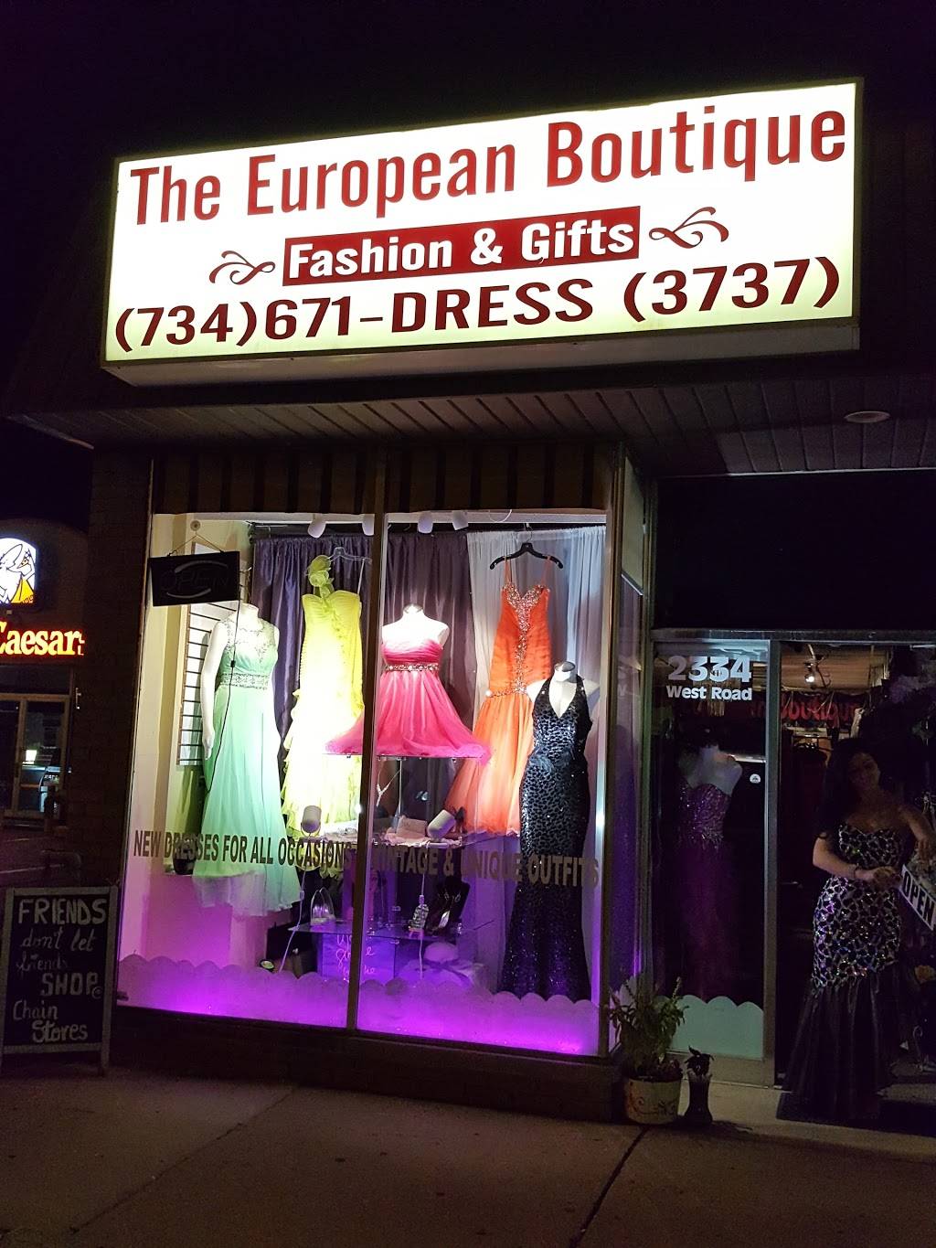 The European Boutique, Dresses, Alterations, Trenton, MI. U.S.A. | 2334 West Rd, Trenton, MI 48183, USA | Phone: (734) 671-3737