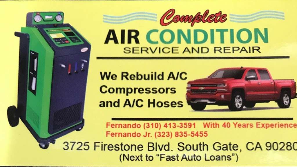 Complete Air Conditioning Service & Repair | 3725 Firestone Blvd, South Gate, CA 90280, USA | Phone: (310) 413-3591