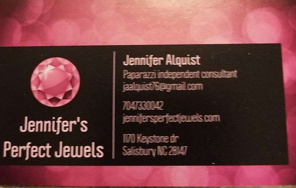 Jennifers Perfect Jewels | 1170 Keystone Dr, Salisbury, NC 28147, USA | Phone: (704) 733-0042