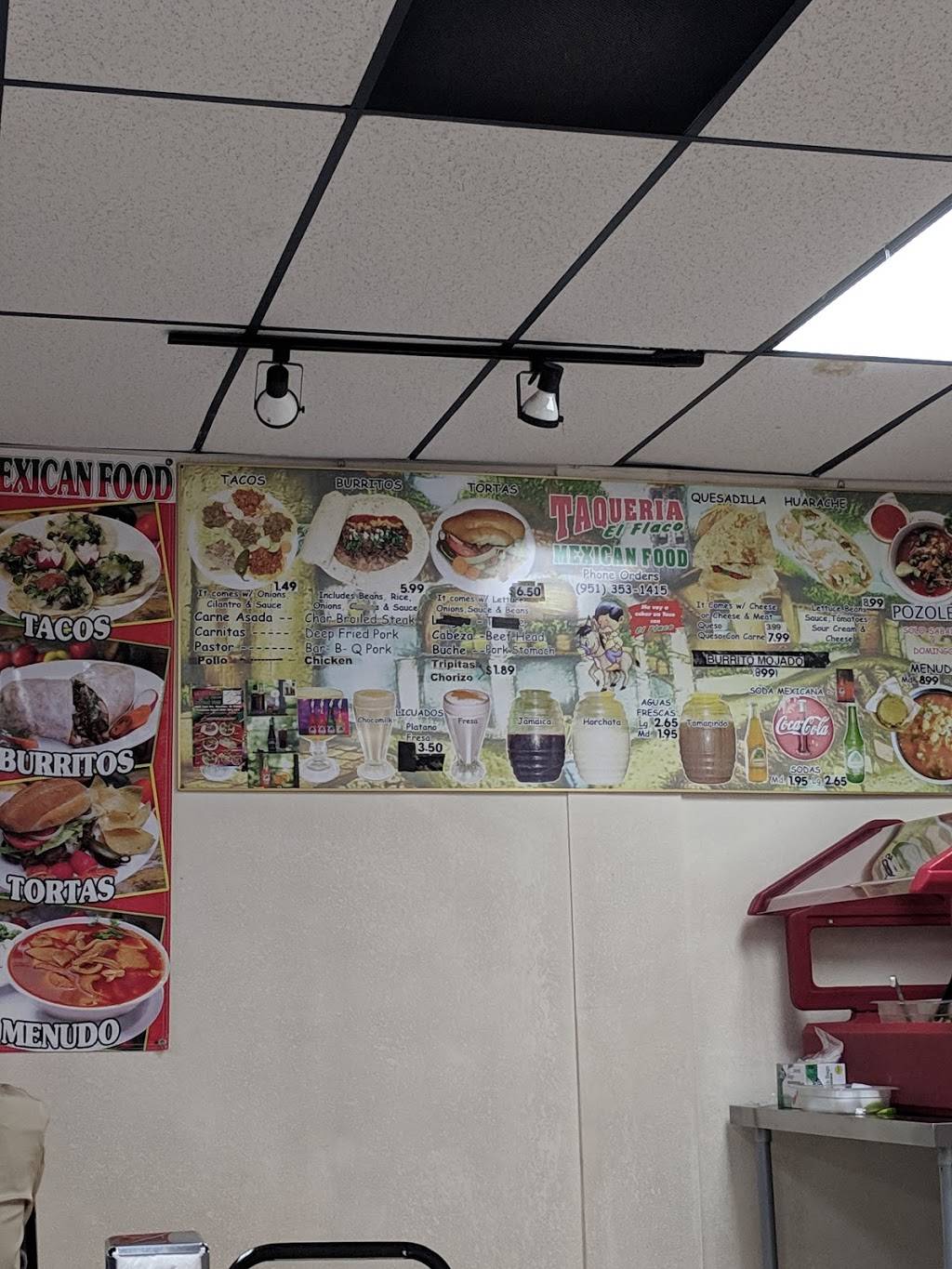 Taqueria El Flaco | 4080 Tyler St, Riverside, CA 92503, USA | Phone: (951) 353-1415