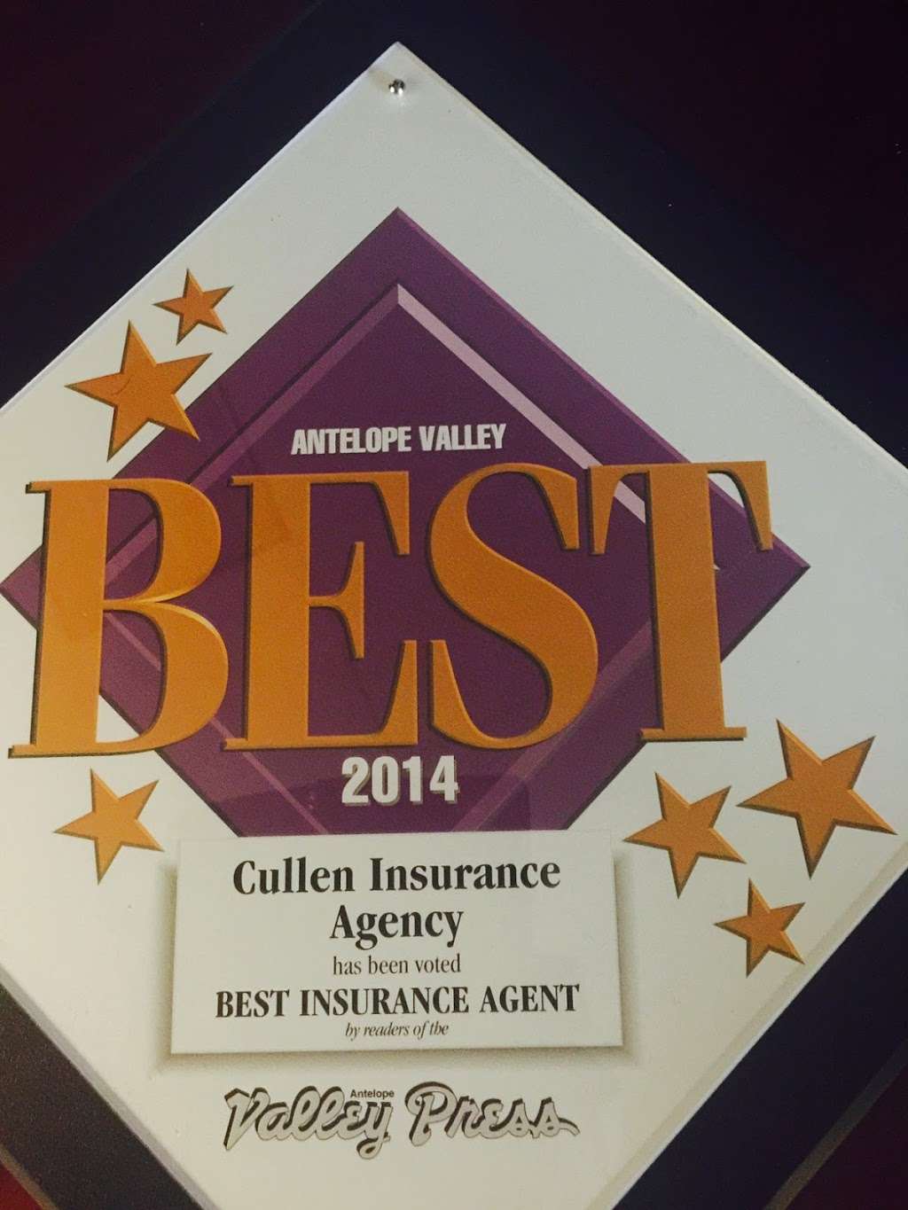 Cullen Insurance | 3001 Rancho Vista Blvd, Palmdale, CA 93551, USA | Phone: (661) 538-2100