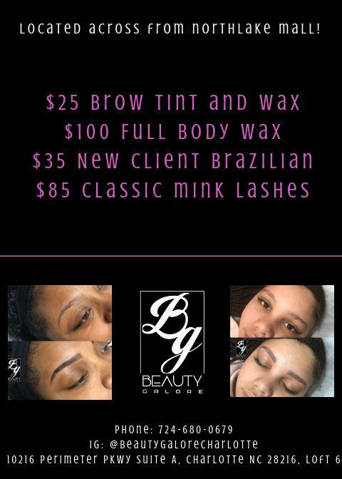 Beauty Galore LLC | 10216 PERIMETER PKWY Loft 6, Charlotte, NC 28216 | Phone: (724) 680-0679