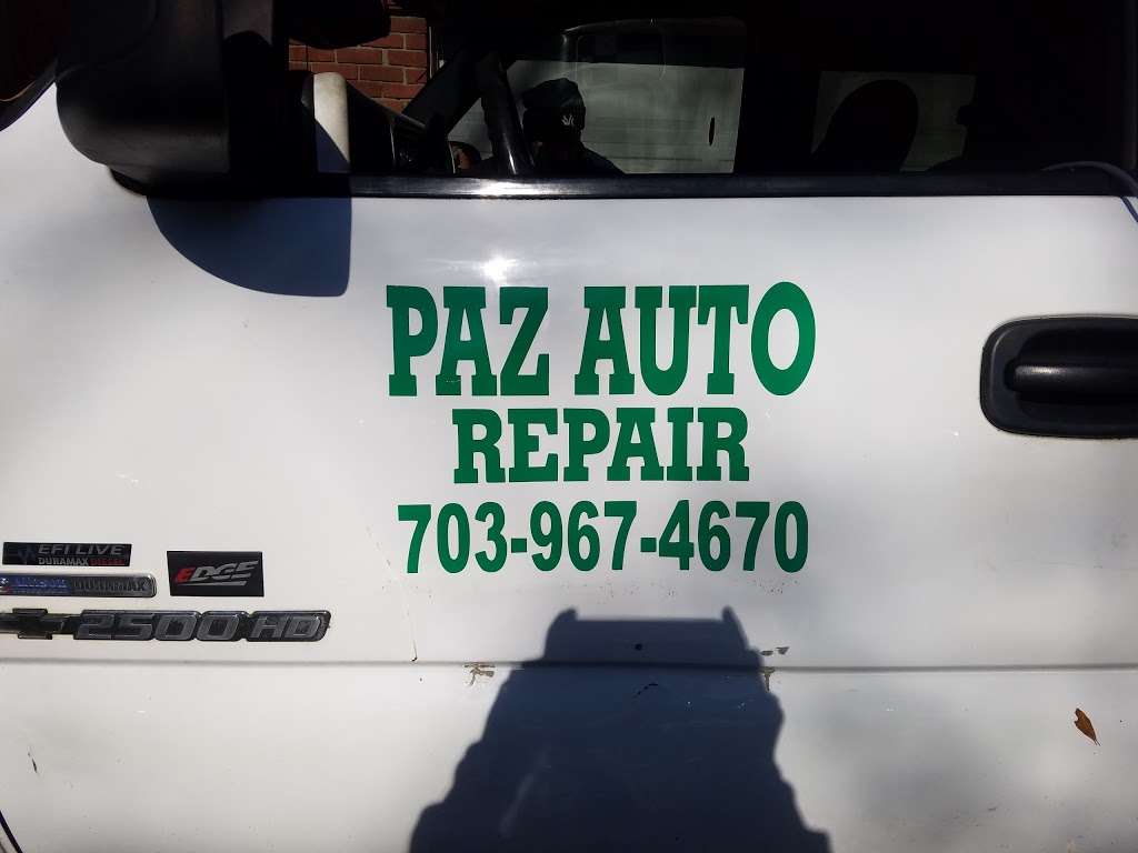 Paz Auto Repair | 6509 Jefferson Davis Hwy, Spotsylvania Courthouse, VA 22551, USA | Phone: (571) 334-8117
