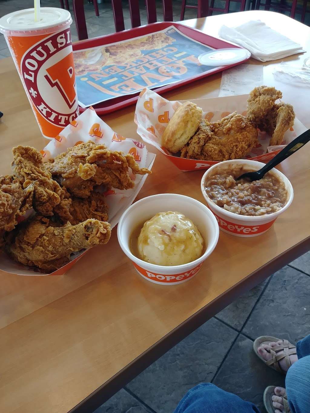 Popeyes Louisiana Kitchen | 14540 FM 2100, Crosby, TX 77532, USA | Phone: (281) 666-1900