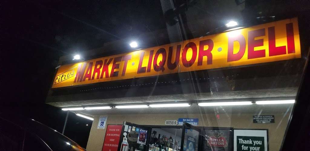 Citrus Liquor & Market | 16056 Valley Blvd A, Fontana, CA 92335, USA | Phone: (909) 823-6333