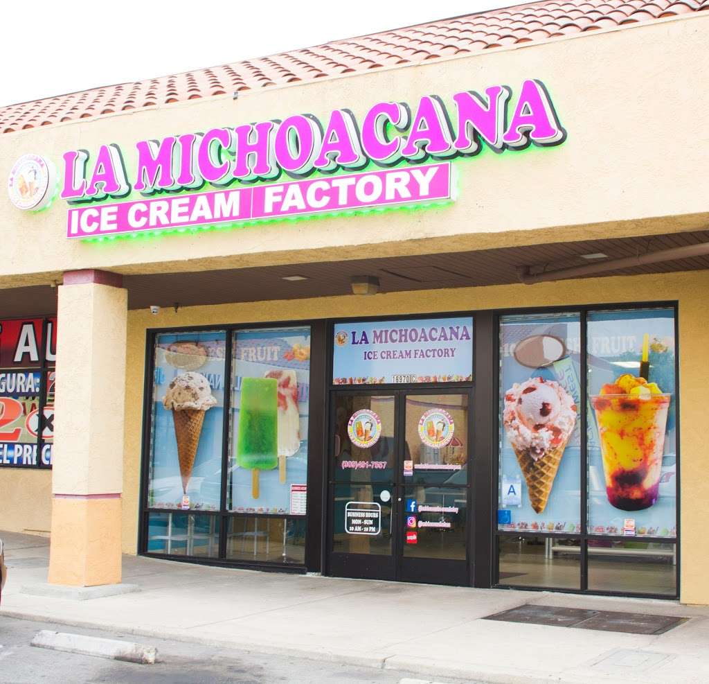 La Michoacana Ice Cream Factory | Unite C, 16970 E Foothill Blvd, Fontana, CA 92335 | Phone: (909) 491-7557