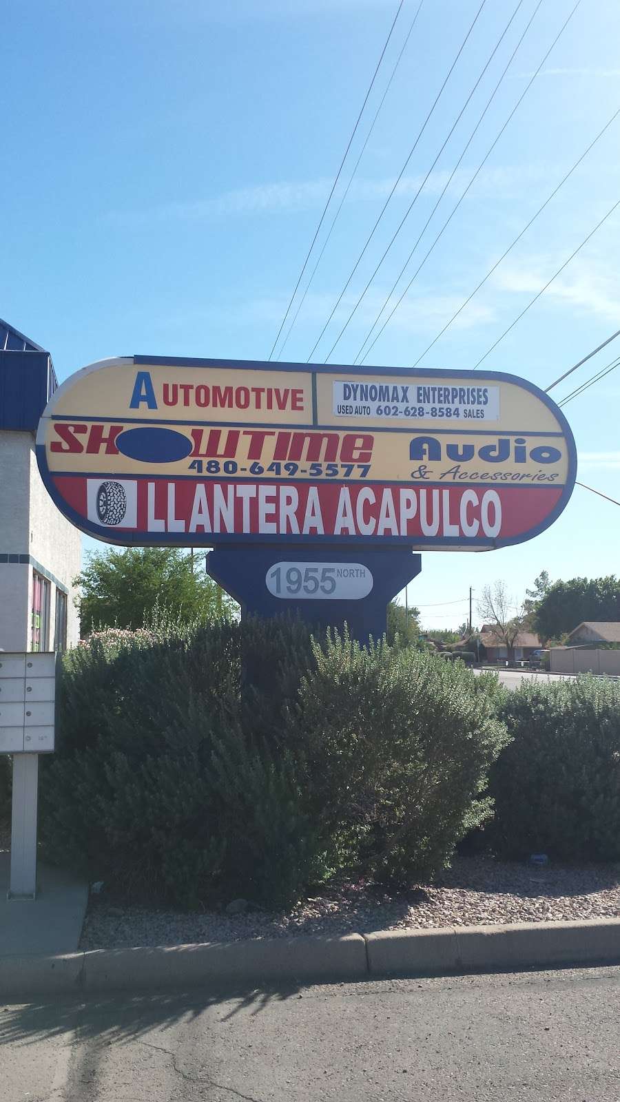 Acapulco Tire Shop | 1955 N Center St, Mesa, AZ 85201, USA | Phone: (480) 610-0594