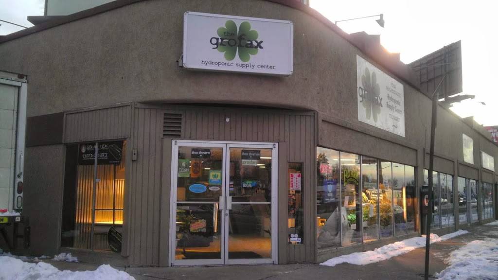 The Grofax Hydroponic Supply | 7540 E Colfax Ave, Denver, CO 80220, USA | Phone: (720) 328-2127