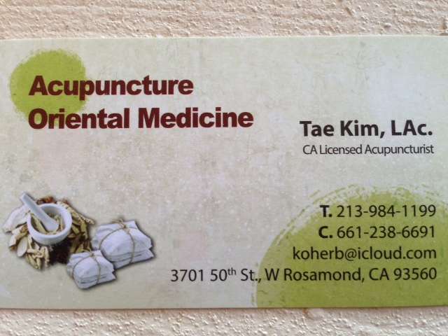 HEALING WELLNESS ENERGETIC ACUPUNCTURE CLINIC | 3701 50th St W, Rosamond, CA 93560, USA | Phone: (213) 984-1199