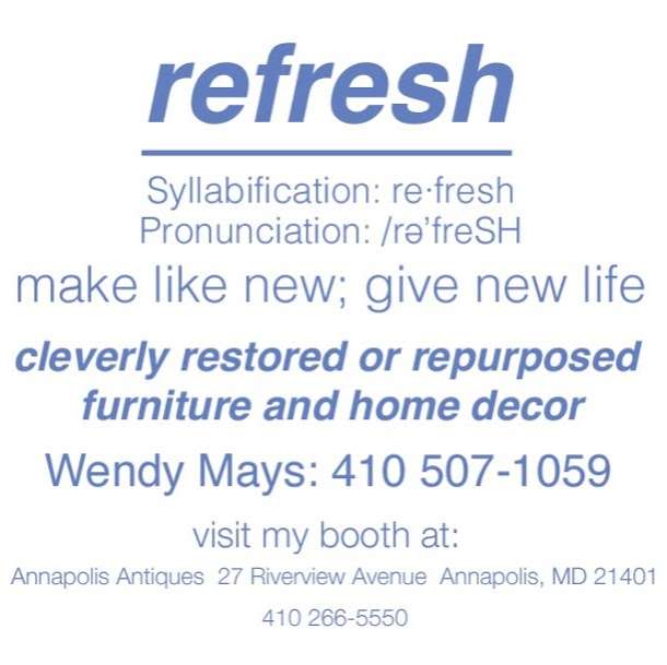 Refresh | Refresh 504 Wilson Rd, 27 Riverview Ave, Annapolis, MD 21401, USA | Phone: (410) 266-5550
