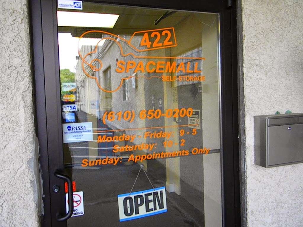 422 Spacemall Self Storage | 119 Montgomery Ave, Oaks, PA 19456, USA | Phone: (610) 650-0200