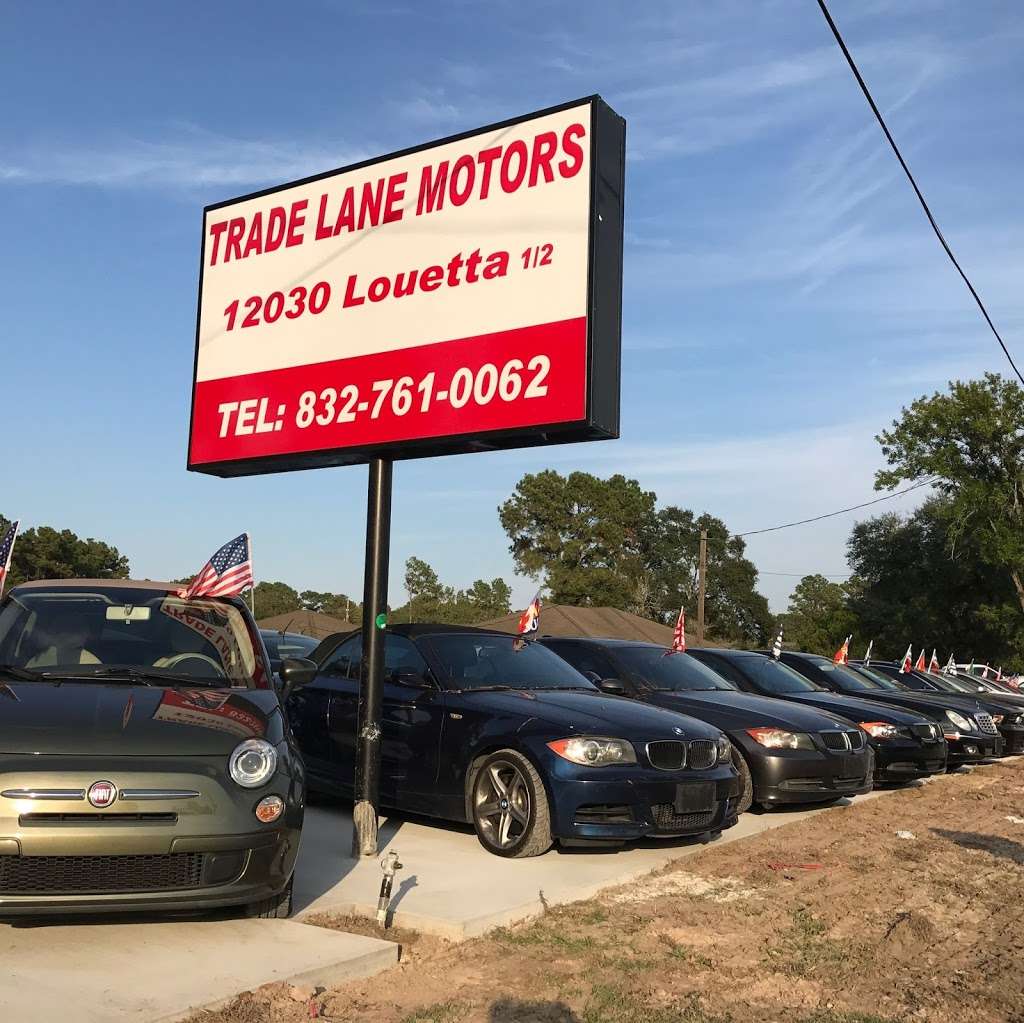 Trade Lane Motors | 12030 Louetta Road 1/2, Houston, TX 77070, USA | Phone: (832) 717-6226