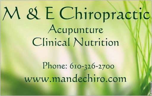 M&E Chiropractic | 1590 Medical Dr # F, Pottstown, PA 19464 | Phone: (610) 326-2700