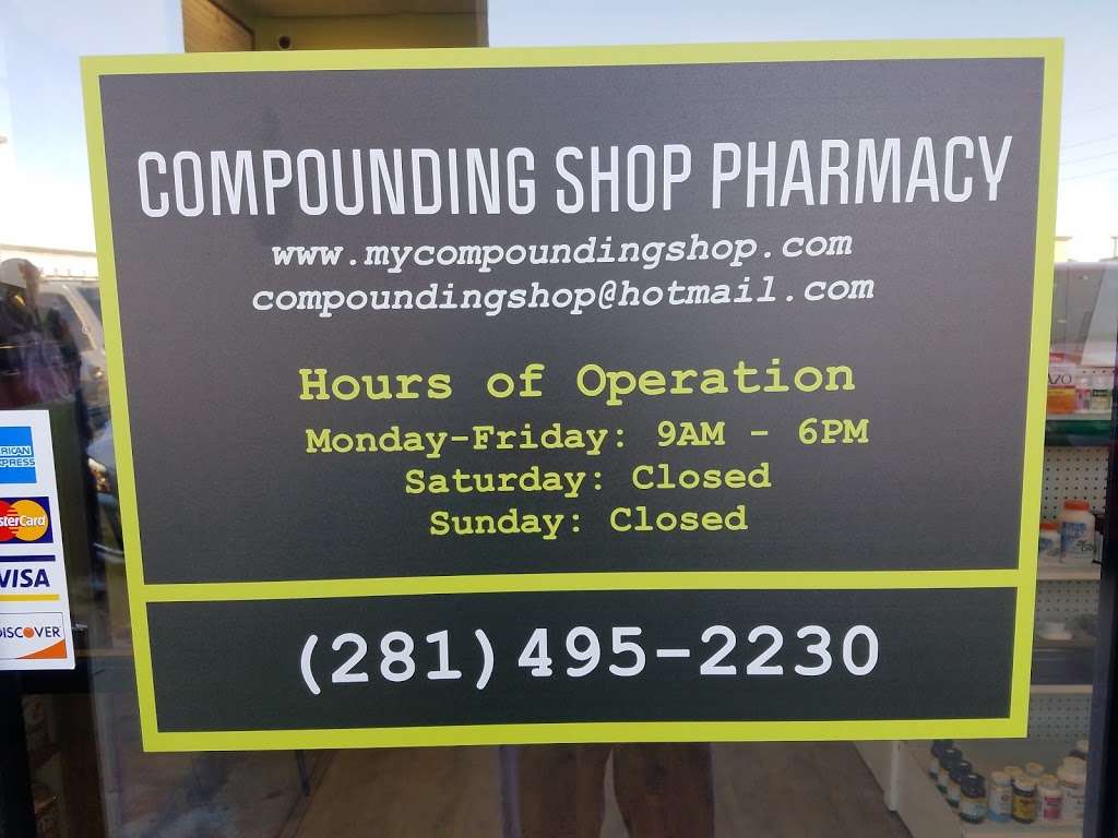 Compounding Shop Pharmacy, Inc | 11845 Wilcrest Dr, Houston, TX 77031, USA | Phone: (281) 495-2230