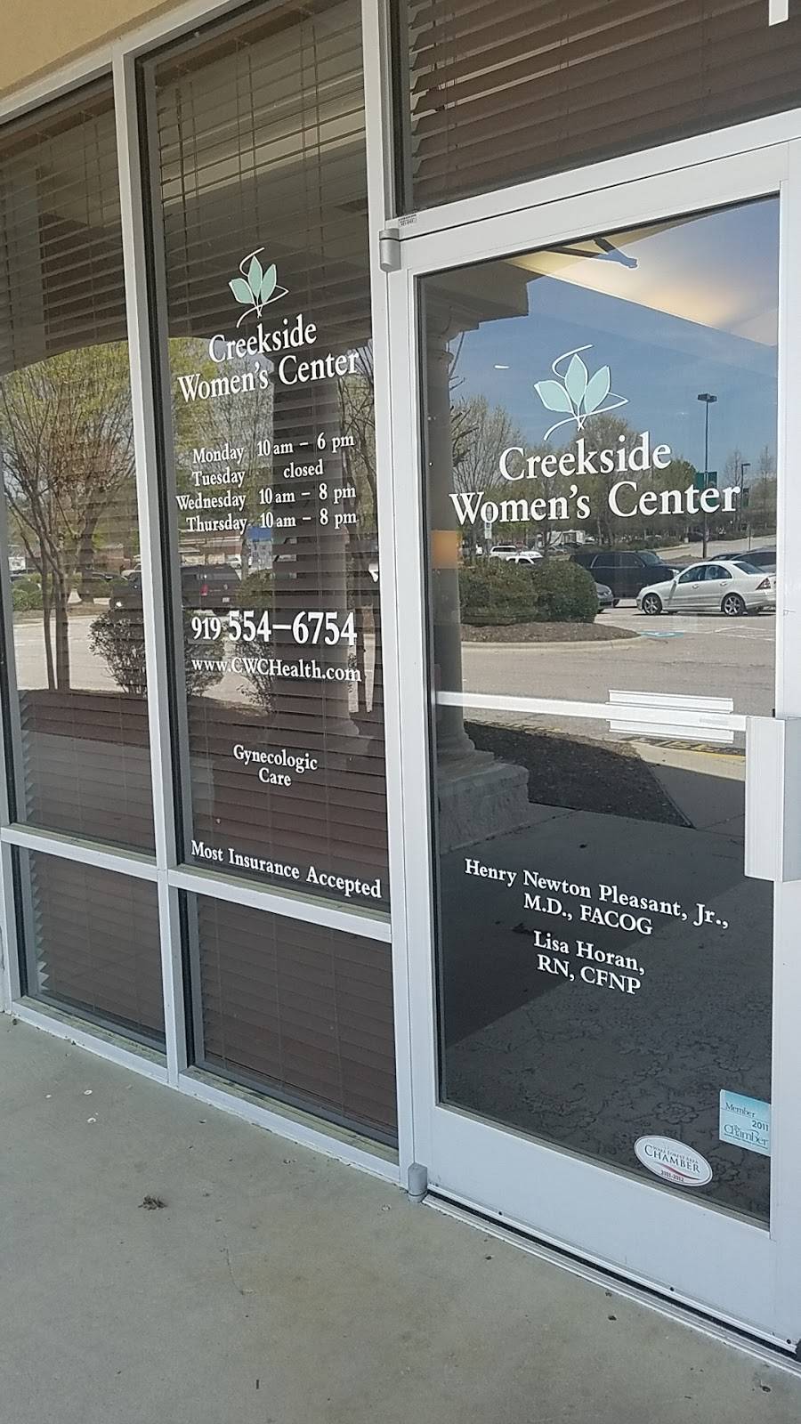 Creekside Womens Center | Unnamed Road, Raleigh, NC 27614, USA | Phone: (919) 554-6754