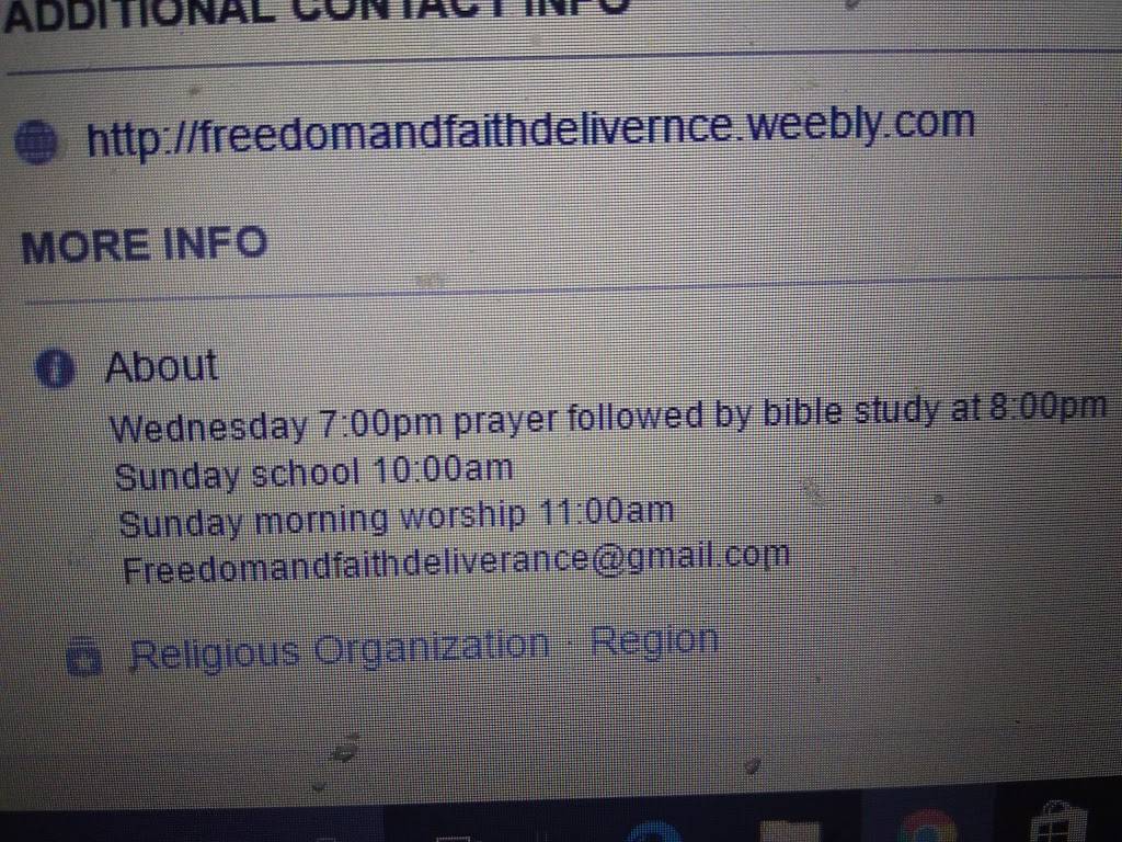 Freedom & Faith Deliverance Church of God | 6036 Iron Bridge Rd, Richmond, VA 23234, USA | Phone: (804) 299-1202