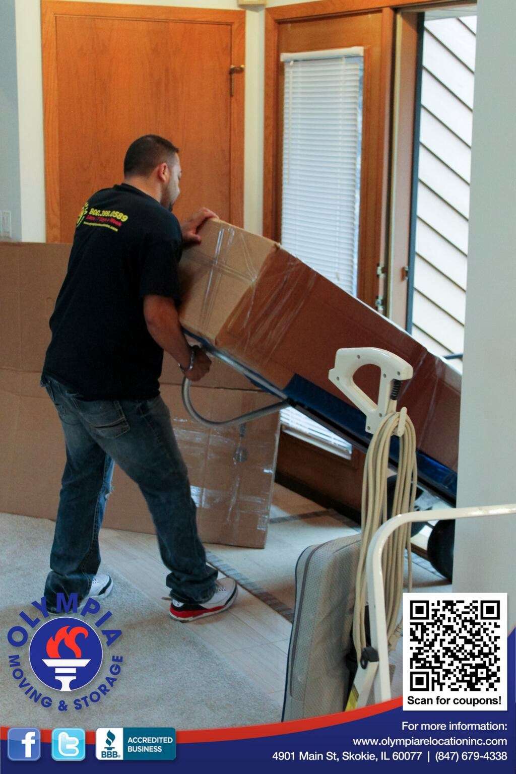 Olympia Moving And Storage | 3015 E New York St, Aurora, IL 60504 | Phone: (630) 256-8377