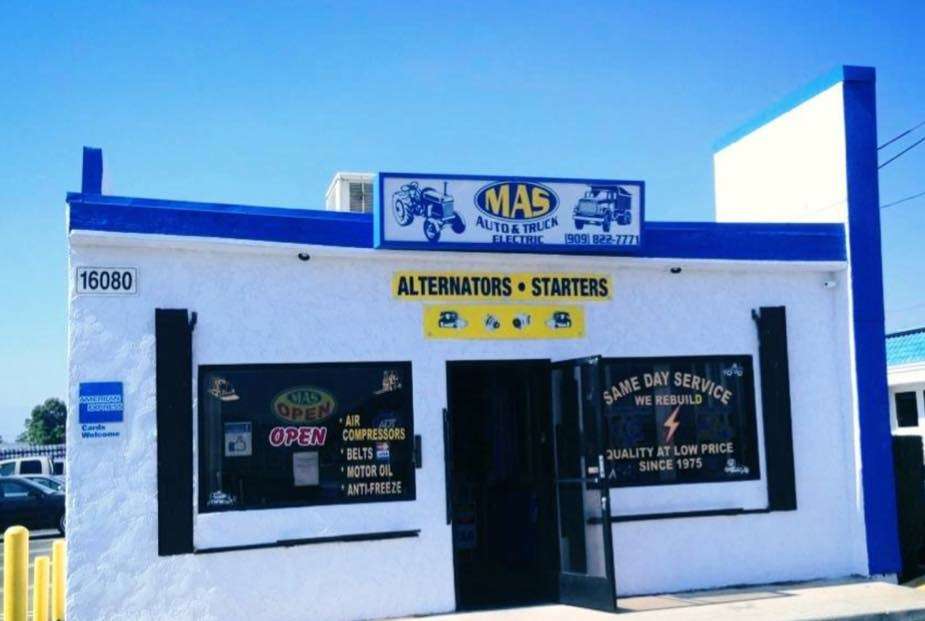 Mas Auto & Truck Electric | 16080 Valley Blvd, Fontana, CA 92335 | Phone: (909) 822-7771