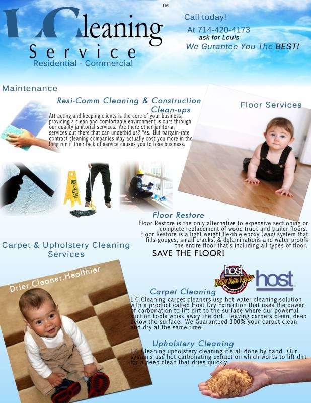 LC Cleaning Services | 1406 S Van Ness Ave, Santa Ana, CA 92707, USA | Phone: (714) 546-6645