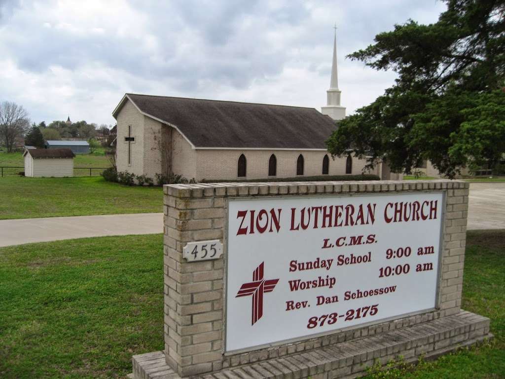 Zion Lutheran Church | 455 FM 149, Anderson, TX 77830, USA | Phone: (936) 873-2175