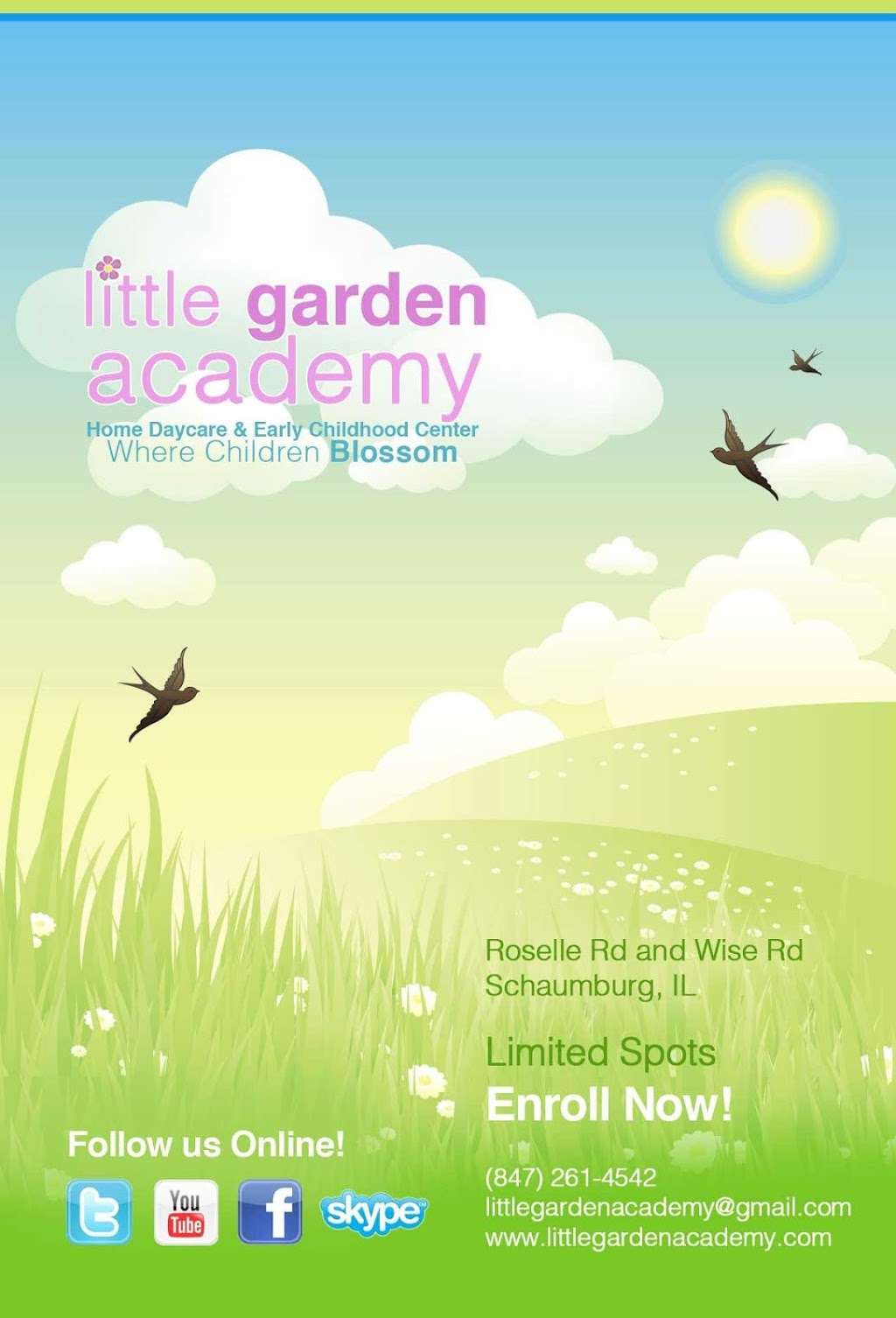 Little Garden Academy | 41 Shore Dr, Schaumburg, IL 60193 | Phone: (847) 261-4542