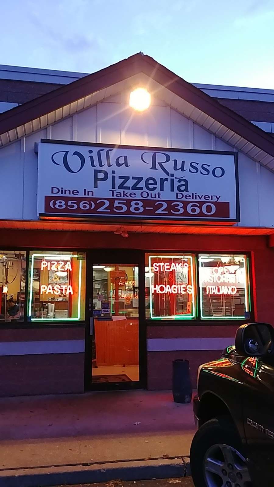 Villa Russo Pizzeria | 1164 Chews Landing Rd, Clementon, NJ 08021, USA | Phone: (856) 258-2360