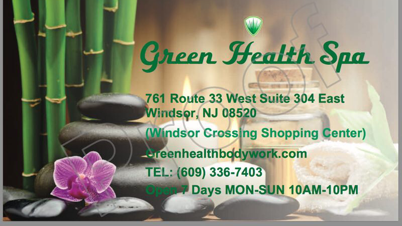 Green Health Massage | 761Route 33 West, East Windsor, NJ 08520, USA | Phone: (609) 336-7403