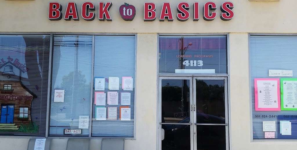 Back to Basics Learning Programs | 4113 N Bellflower Blvd, Long Beach, CA 90808, USA | Phone: (562) 824-2441