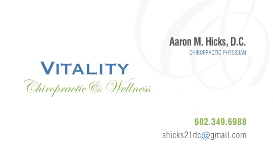 Vitality Chiropractic & Wellness | 2373 E Baseline Rd, Gilbert, AZ 85234, USA | Phone: (602) 349-6988