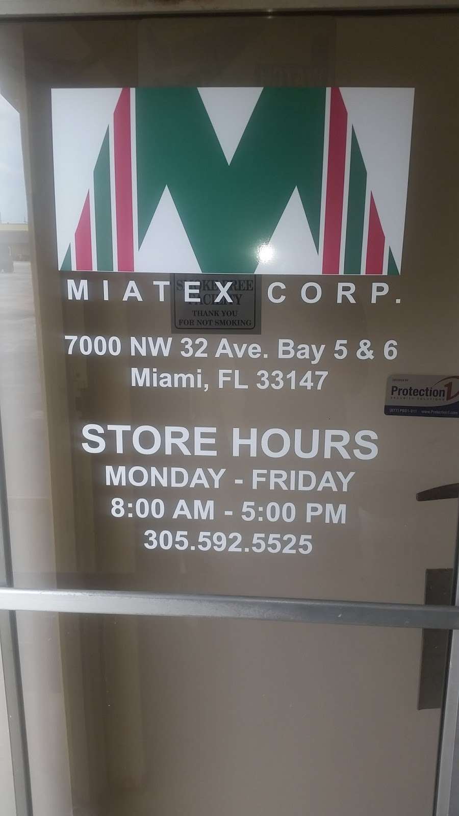 Miatex Corp. | 7000 NW 32nd Avenue Bay 5 and, 6, Miami, FL 33147, USA | Phone: (305) 592-5525