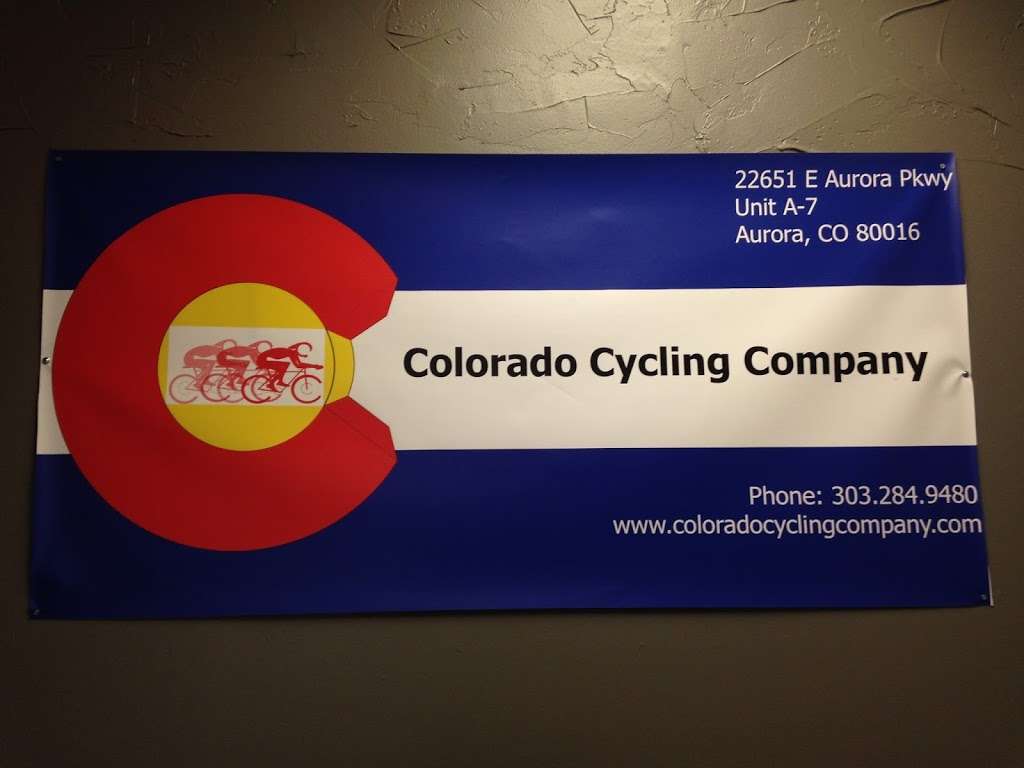 Colorado Cycling Company | 22651 E Aurora Pkwy, Unit A-7, Aurora, CO 80016, USA | Phone: (303) 284-9480