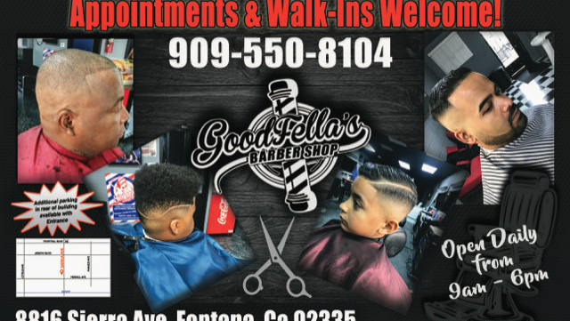 GoodFellas Barber Shop | 8816 Sierra Ave, Fontana, CA 92335, USA | Phone: (909) 550-8104