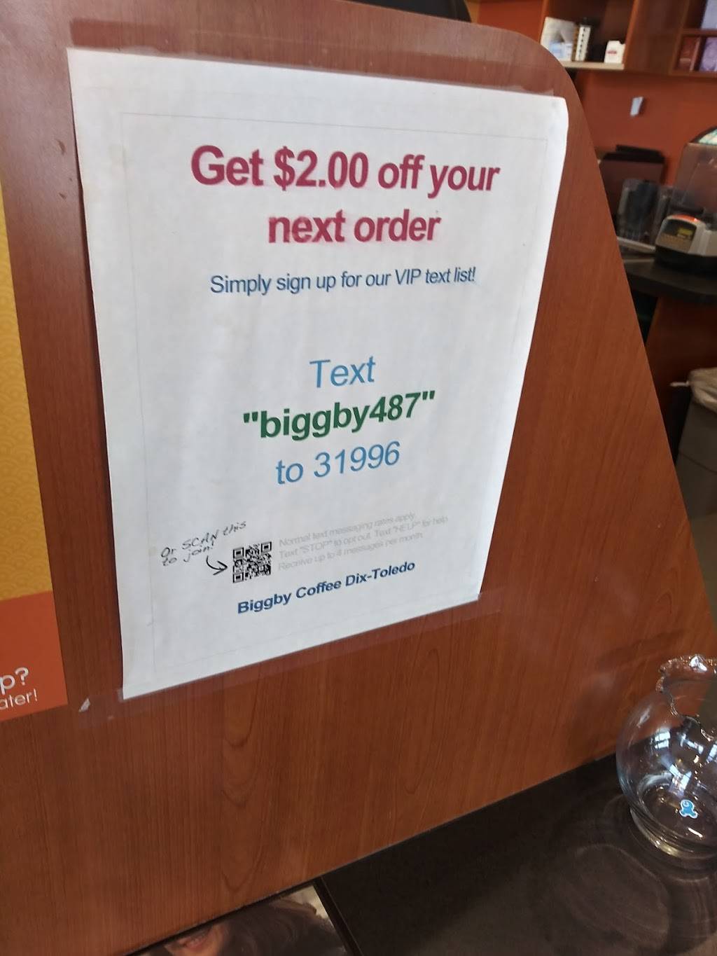 BIGGBY COFFEE | 16215 Dix Toledo Rd, Southgate, MI 48195, USA | Phone: (734) 258-8426