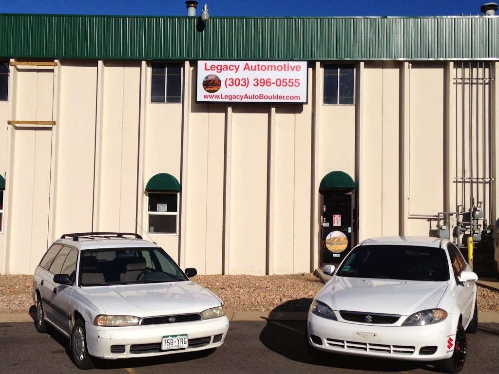 Legacy Automotive | 1900 55th St A-102, Boulder, CO 80301, USA | Phone: (303) 396-0555