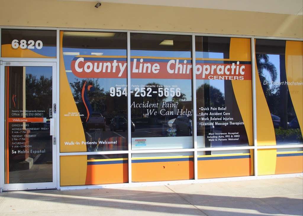 County Line Chiropractic Medical & Rehab | 6820 Dykes Rd, Southwest Ranches, FL 33331, USA | Phone: (954) 252-5656