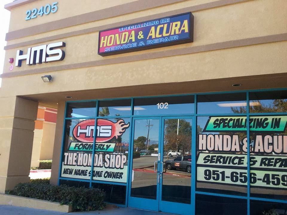 HMS Honda Acura Repair | 22405 Alessandro Blvd #102, Moreno Valley, CA 92553, USA | Phone: (951) 656-4593