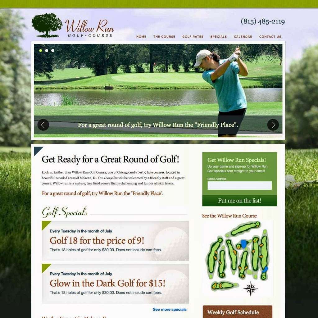Willow Run Golf Course | 12600 W 187th St, Mokena, IL 60448, USA | Phone: (815) 485-2119
