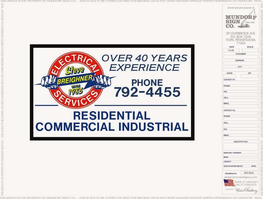 Breighner Electrical Services York Pa | 3300 Indian Rock Dam Rd, York, PA 17408, USA | Phone: (717) 792-4455