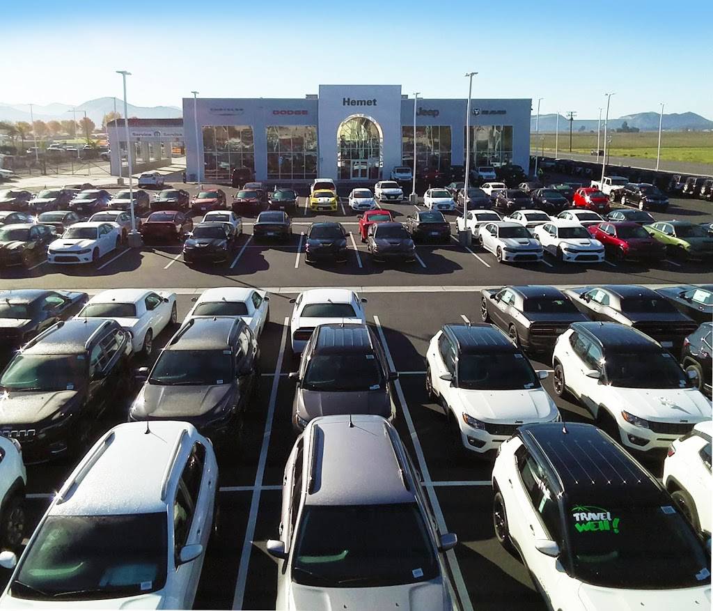 Hemet Chrysler Dodge Jeep Ram | 425 Motor Way, Hemet, CA 92545, USA | Phone: (951) 225-4217