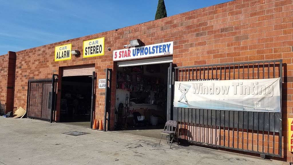 Five Star Upholstery & Window Tint | 14315 Normandie Ave, Gardena, CA 90247, USA | Phone: (310) 324-1149