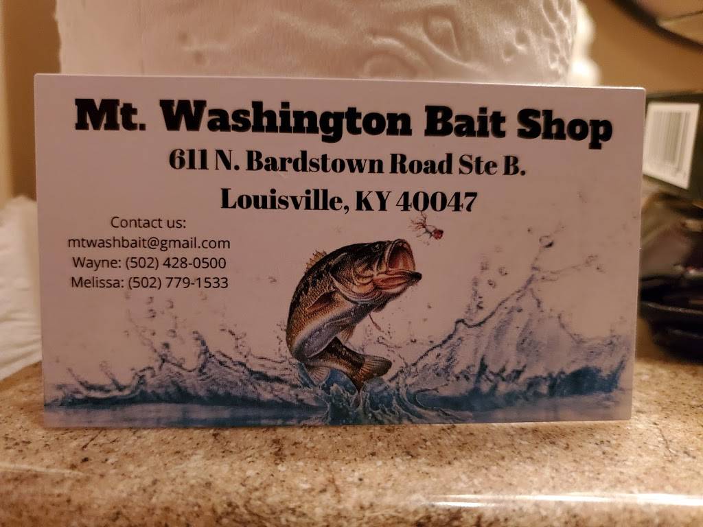 Mt Washington Bait Shop | 611 N Bardstown Rd suite B, Mt Washington, KY 40047, USA | Phone: (502) 904-0901