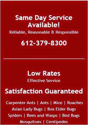 Be There Pest Control | 151 Silver Lake Rd NW #203, New Brighton, MN 55112, USA | Phone: (612) 379-8300