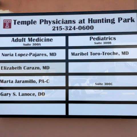 Temple Physicians at Hunting Park - Adult Medicine | 133 W Hunting Park Ave #300a, Philadelphia, PA 19140, USA | Phone: (215) 324-0600